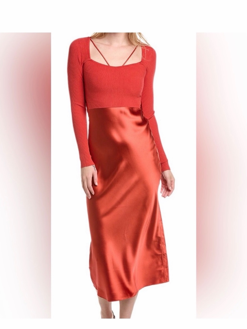 AllSaints 2 in 1 dress and top